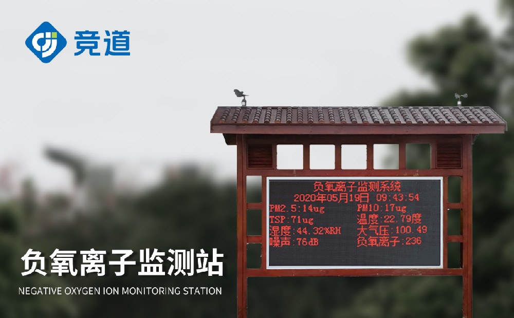 负氧离子情况监测站为都会氛围品质题目办理供给赞助